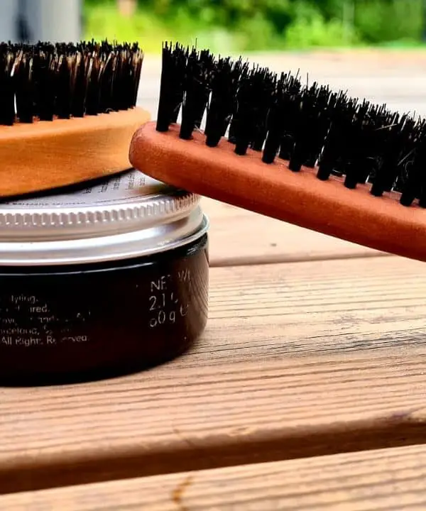 two beard brushes